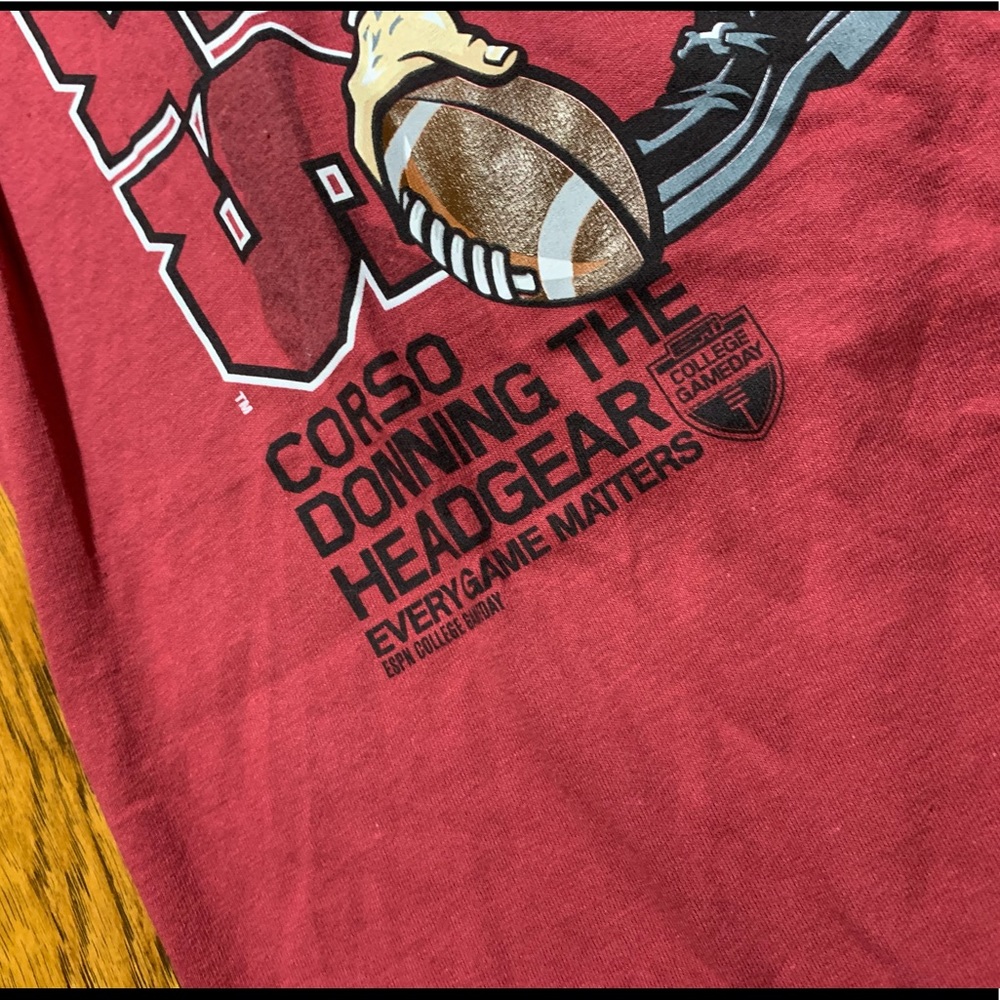 NWT College GameDay Arkansas Razorbacks T-shirt Lg